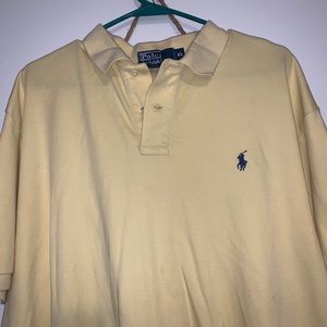 XL Ralph Lauren Yellow w blue polo